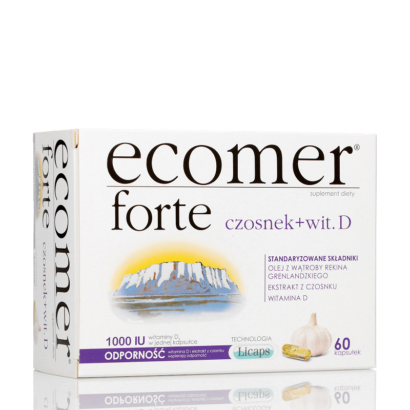 Ecomer Forte, kapsułki ze składnikami na odporność, 60 szt.