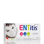 ENTitis pastylki ze składnikami wspierającymi w infekcji ucha, nosa i gardła o smaku truskawkowym, 30 szt.