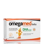Omegamed Baby kapsułki twist-off ze składnikami uzupełniającymi dietę w kwas DHA, dla niemowląt, 30 szt.