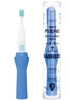 Vitammy Tooth Friends 3+, soniczna, Dark Blue Sashimi, 1 szt.