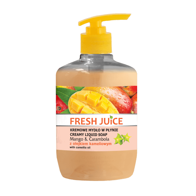 ELFA PHARM Fresh Juice, kremowe mydło w płynie, mango & carambola, 460 ml