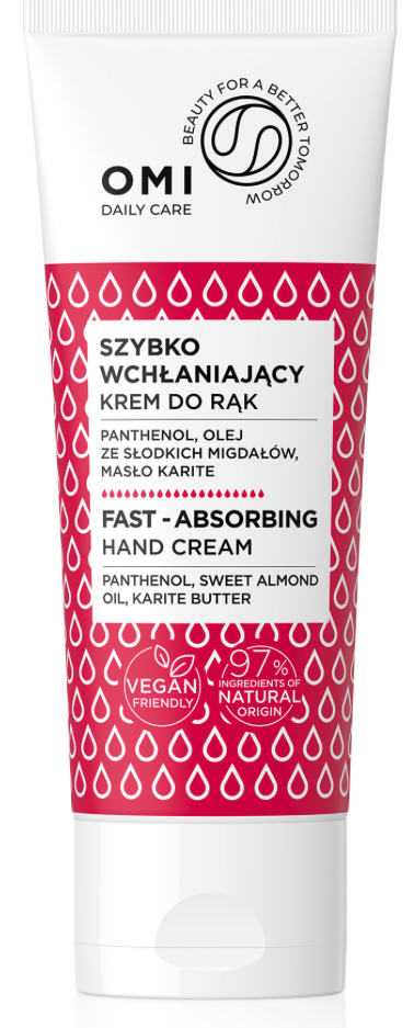 ALLVERNUM OMI, szybko wchłaniający krem do rąk, 75 ml