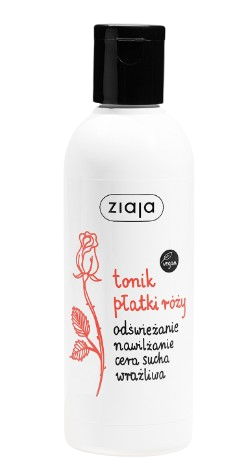 ZIAJA Płatki róży, tonik, 200 ml