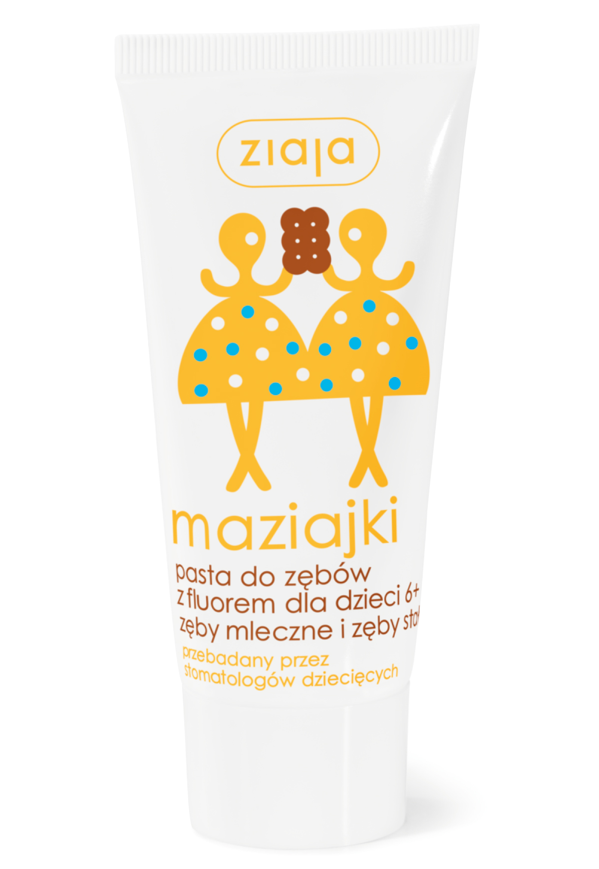 Ziaja Maziajki, pasta do mycia zębów mlecznych z fluorem dla dzieci 6+, 50 ml