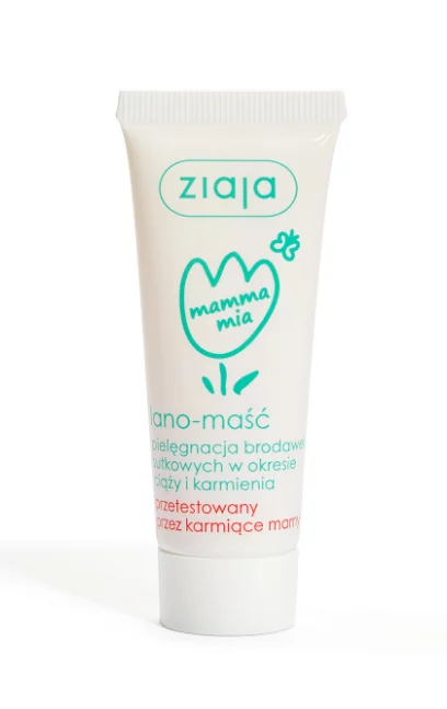 Ziaja Mamma Mia  lano-maść do pielęgnacji brodawek, 15 ml