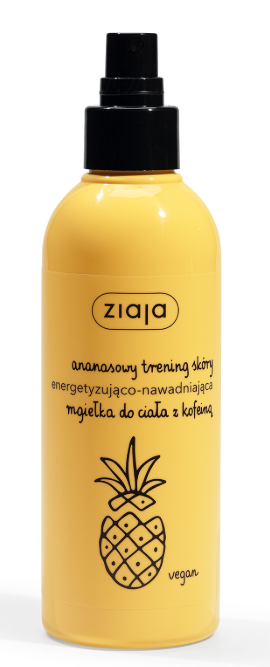 ZIAJA Ziaja Ananasowa, mgiełka do ciała z kofeiną, 200 ml — Inhaltsstoffe i ocena