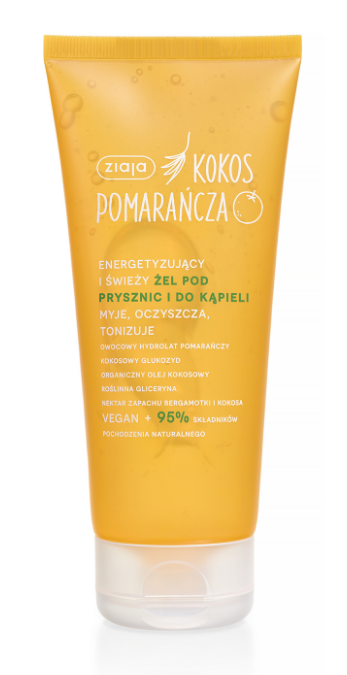 Ziaja Kokos-Pomarańcza, żel do mycia, 200 ml
