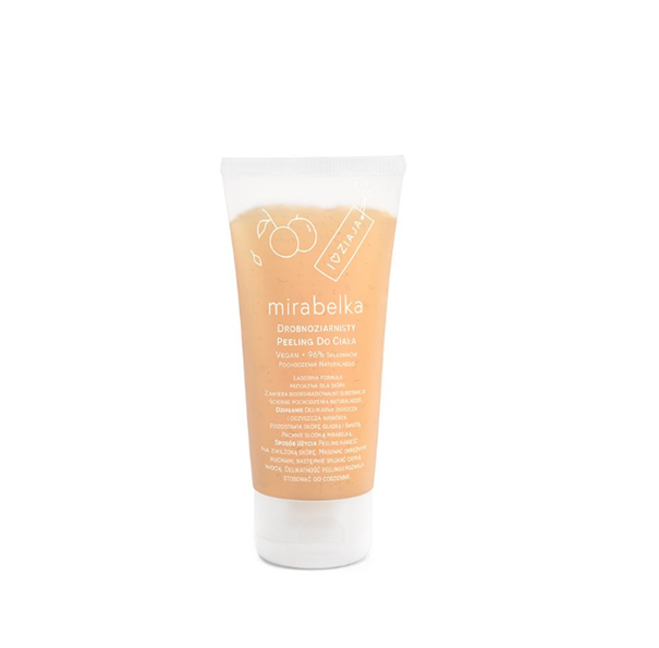 ZIAJA MIRABELKA, peeling drobnoziarnisty do ciała, 160 ml