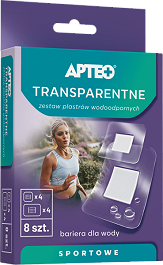 Plastry transparentne wodoodporne APTEO