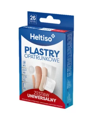 HELTISO plastry opatrunkowe Zestaw Uniwersalny 26 szt.