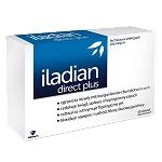 Iladian direct plus tabletki działające pomocniczo w leczeniu bakteryjnego, grzybiczego lub mieszanego zapalenia pochwy, 10 szt.