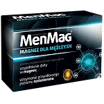 MenMag tabletki z magnezem pomagającym utrzymać prawidłowy poziom testosteronu, dla mężczyzn, 30 szt.