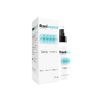 Raniseptol, spray antybakteryjny na rany, butelka 125 ml