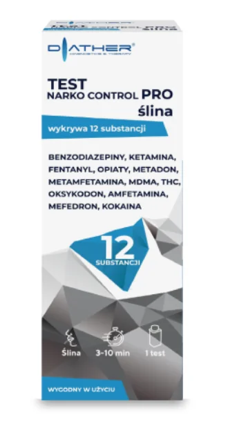 Test Narko Control Pro Ślina test narkotykowy, 1 szt.