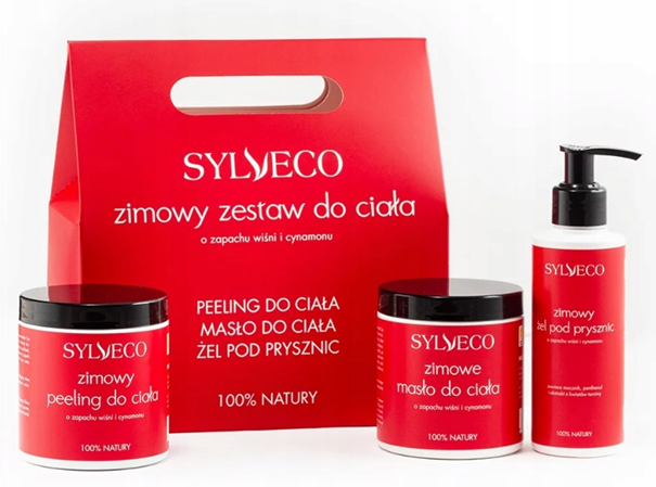 SYLVECO Zimowy Czerwony, zestaw do ciała