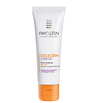 Iwostin Solecrin, krem ochronny SPF 50+ do skóry wrażliwej, normalnej, mieszanej, 50 ml KRÓTKA DATA 31.08.2026