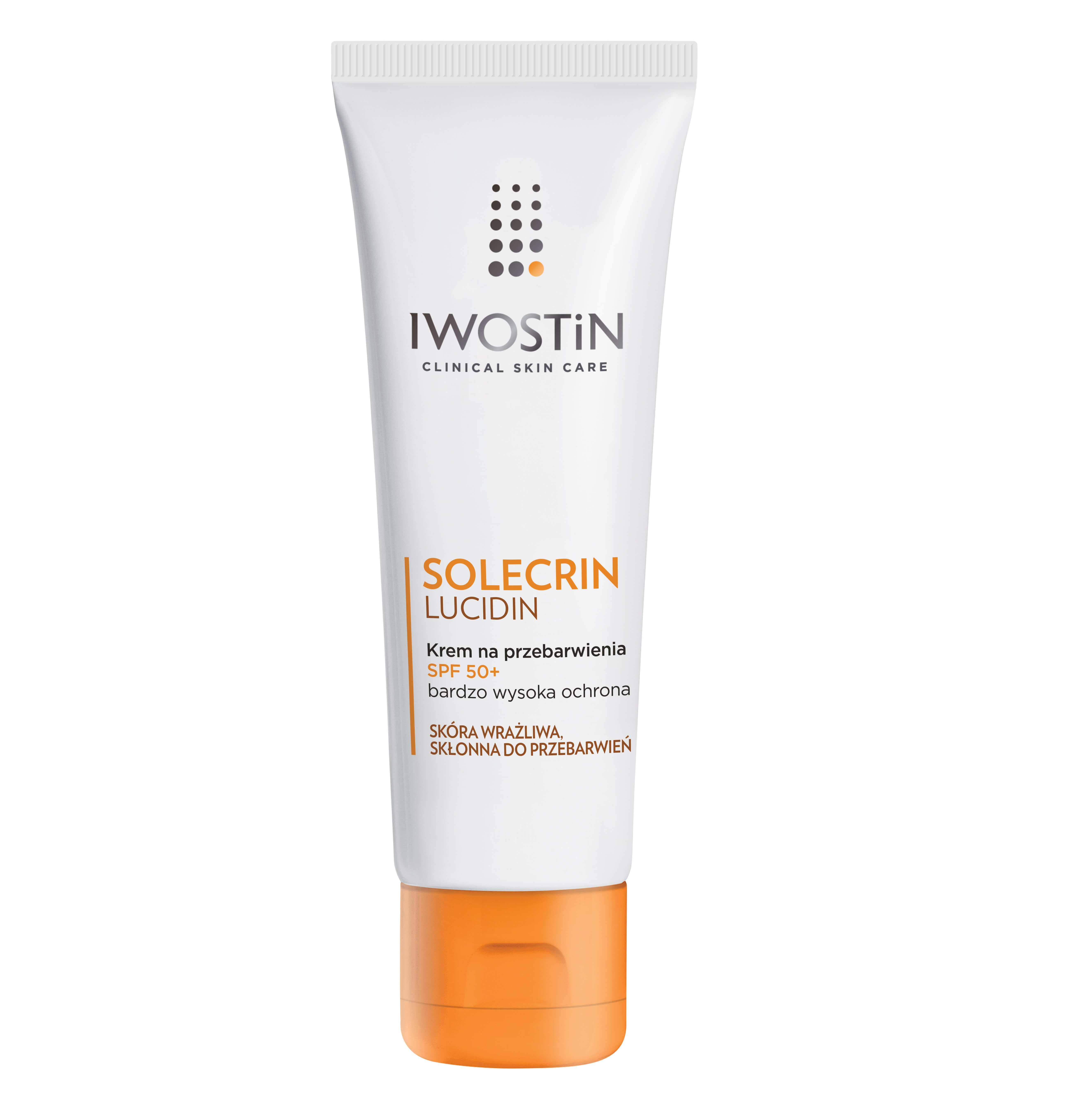 Iwostin Solecrin Lucidin, krem na przebarwienia, SPF 50+, 50 ml