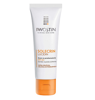 Iwostin Solecrin Lucidin, krem na przebarwienia, SPF 50+, 50 ml