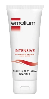 Emolium Intensive, emulsja specjalna do ciała dla skóry bardzo suchej, podrażnionej, skłonnej do alergii, 200 ml