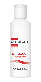 Emolium Dermocare, oliwka do ciała dla wrażliwej, suchej i skłonnej do alergii skóry, 175 ml