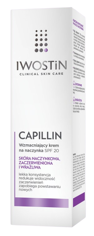 Iwostin Capillin , ujędrniający krem na naczynka, SPF 20, 40 ml