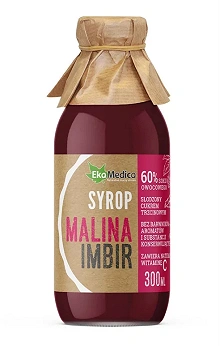 EkaMedica, syrop malina imbir, 300 ml