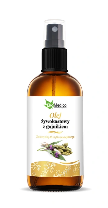 Olej żywokostowy z gojnikiem olej wspomagający utrzymanie zdrowej skóry, 100 ml 