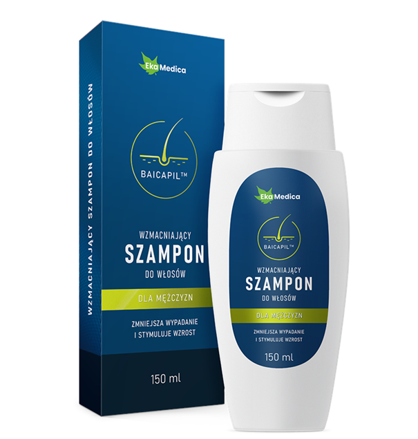 EKAMEDICA Ekamedica Baicapil, Shampoo kräftigend Shampoo für Herren, 150 ml
