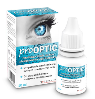 Prooptic, krople nawilżające, 10 ml