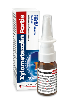 Xylometazolin Fortis 0,1%,  aerozol, 10 ml