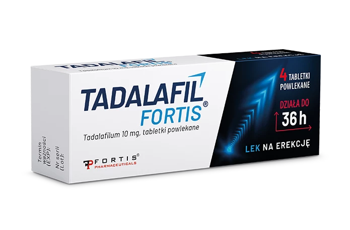 Tadalafil Fortis 10 mg tabletki, 4 szt.