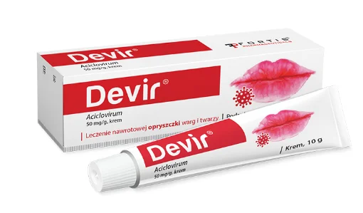 Devir 50 mg/g krem, 10 g