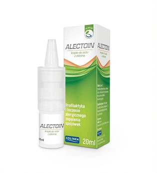 Alectoin, krople z ektoiną na alergiczne zapalenie spojówek, butelka 10 ml