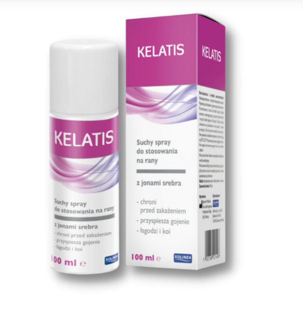 Kelatis spray suchy do stosowania na rany, 100 ml