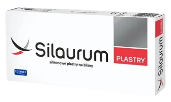 Silaurum Plastry, silikonowe, na blizny, 5 cm x 30 cm, 5 sztuk