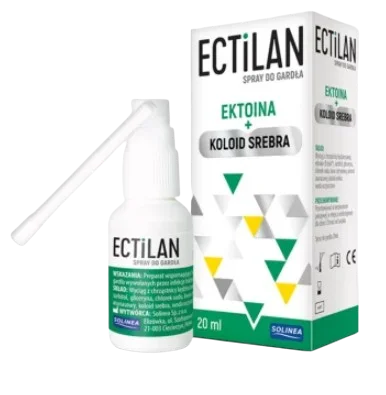 Ectilan spray do gardła, 20 ml