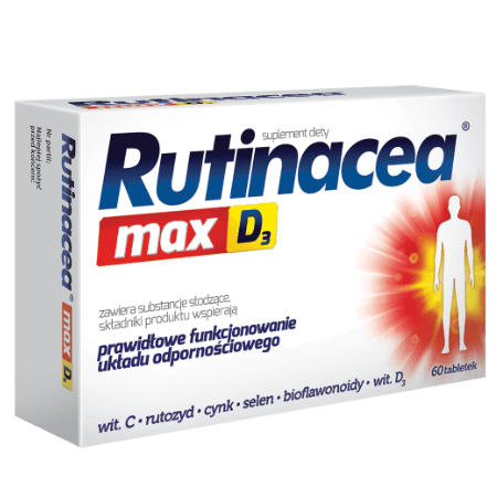 Rutinacea Max D3, tabletki , 60 szt.