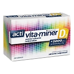 Acti Vita-miner D3 tabletki z witaminami i minerałami, 60 szt.
