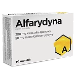 Alfarydyna kapsułki antyoksydacyjnie ze składnikami wspierającymi funkcjonowanie układu nerwowego, 30 szt.