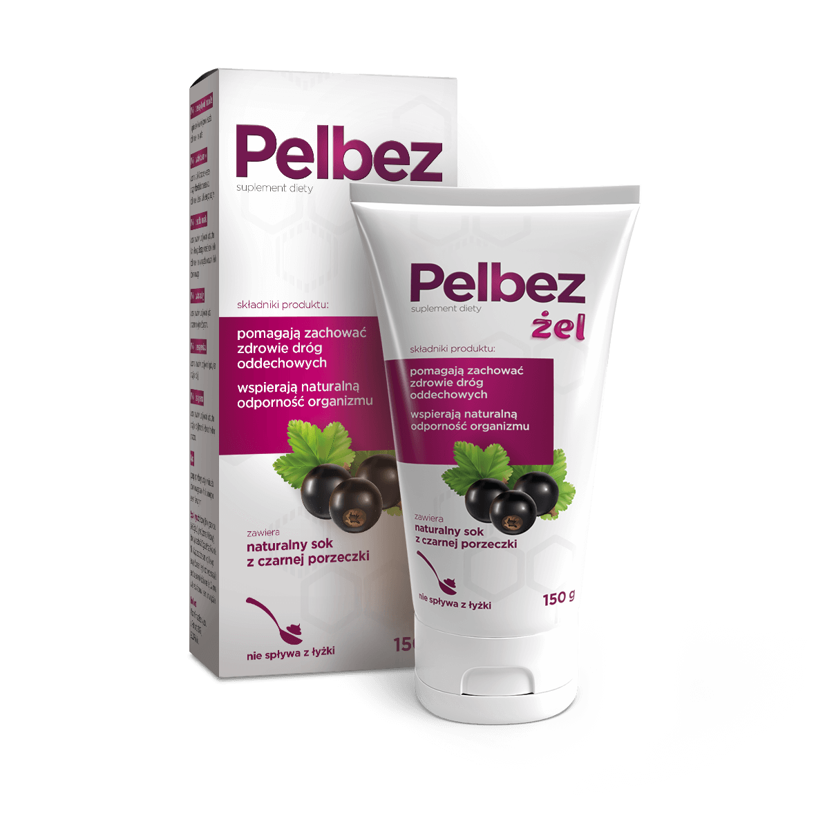 Pelbez żel, ze składnikami wspierającymi odporność i zdrowe drogi oddechowe, 150 g