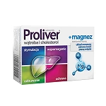 Proliver + magnez tabletki ze składnikami wspierającymi wątrobę i trawienie, 30 szt.
