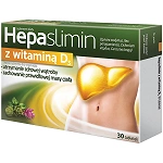 Hepaslimin tabletki ze składnikami wspierającymi wątrobę,  30 szt.