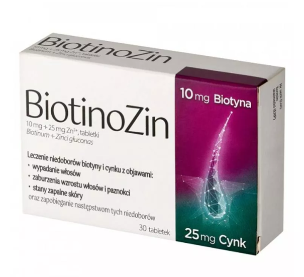 BiotinoZin , 30 tabletek