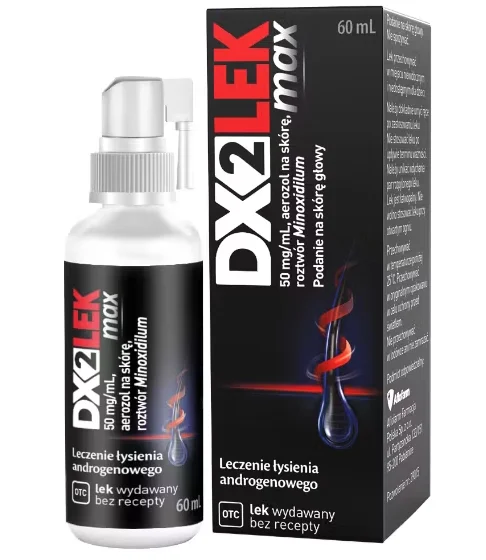 DX2Lek Max 50mg/ml  aerozol, 60 ml
