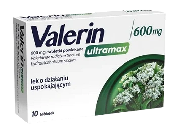 Valerin Ultramax 600 mg, 10 tabletek