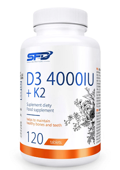 SFD D3 4000 IU + K2, 120 tabletek