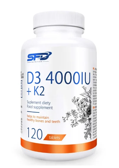SFD Witamina D3 4000IU + Witamina K2 120 tabletek