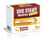 Duo Stawy MaxiFlex Glukozamina tabletki musujące ze składnikami na mięśnie i stawy dla seniorów, 30 szt. 