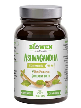 Biowen Ashwagandha, 120 kapsułek