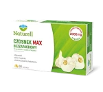 Naturell Czosnek MAX Bezzapachowy  kapsułki ze składnikami wspomgającymi układ odpornościowy, 90 szt.